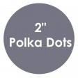 2"  (5 cm) - Two Inch Polka Dot Wall Decals (44)