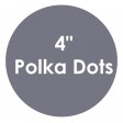 4" (10 cm) - Four Inch Polka Dot Wall Decals (20)